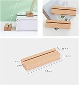 Greyoe Wooden Place Card Holders Set of 10 Table Number Cards Organizer view 2