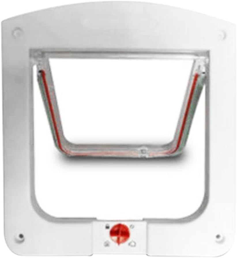 4 Ways Locking Cat Door,Installing Easily,Pet Door with