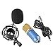 Neewer NW-800 Professional Studio Microphone Set Including NW-800 Condenser Microphone, Microphone Shock Mount, Ball-type Anti-wind Foam Cap and Microphone Power Cable (Blue)