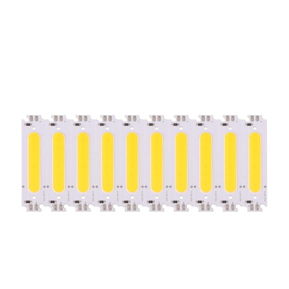 eecoo COB LED Strip Light 2W, Lamp Chip Harmless for Skin and Eyes, 1000LM Luminous Super Bright for Exhibition Lighting DC 12V (Warm White)