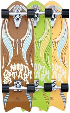 Amazon Smooth Star スムーススタースケートボード Sms32 スラスタートラック３装備 サーフスケートボード Sk8 Brown Smooth Star スムーススター スケートボード