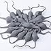 Leinuosen 18 Pieces Halloween Fake Mouse Realistic Mouse Spooky Rats for Halloween Trick Toys Decoration (Grey)