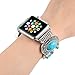 fastgo Compatible with Apple Watch Band 38mm 40mm 41mm, Bohemian Ethnic Antique Jewelry Style Bracelet Strap for Iwatch SE & Series 9 Ultra 8/7/ 6/5/4/3/2/1(38/40/41mm)