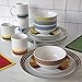 Harry Potter Hogwarts House Porcelain 16 piece Dinnerware Set - Includes 4 Dinner Plates, 4 Salad Plates, 4 Bowls and 4 Mugs - Gryffindor, Hufflepuff, Ravenclaw and Slytherin