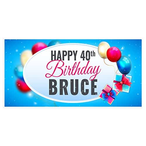 Amazon.com: Personalized Birthday Banner Party Backdrop Decoration-Any