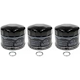 Subaru Set of 3 Oil Filters and Crush Gaskets for 2015-2026 WRX BRZ - 2026 Outback Turbo &amp; Wilderness - 15208AA170 &amp; 803916010 - Genuine OEM