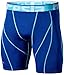TSLA Men's Athletic Compression Shorts, Sports Performance Active Cool Dry Running Tights, Zero Shorts Blue, Medium