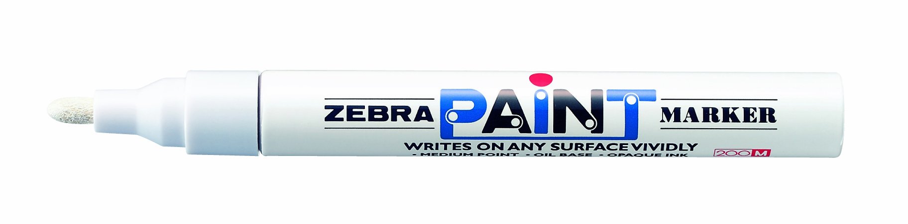 Zebra Paint Marker - White