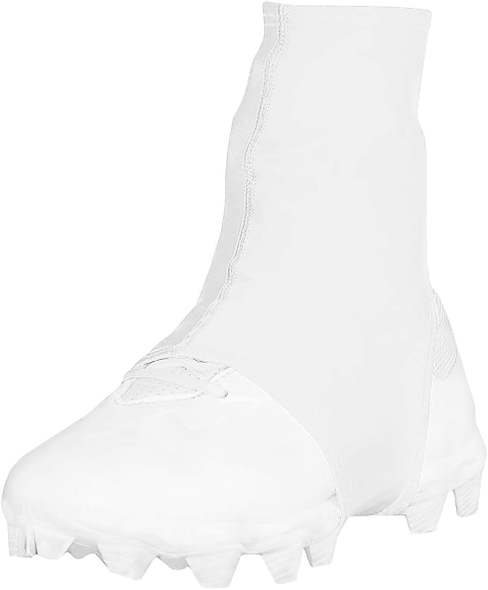 EliteTek Spats Cleat Covers for Football Soccer- Keeps Cleats Tied and Turf Pellets Out!: Clothing