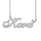 Heart Name Necklace for Women Silver Kara Ideal