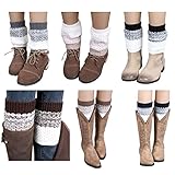 DZT1968®Women Girl Winter Short Knit Leg Warmer Boot Socks