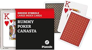 Piatnik Carte Da Gioco Con Numeri E Simboli Grandi Lingua Inglese Tedesca Amazon It Giochi E Giocattoli