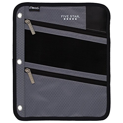 Five Star Zipper Pouch, Pencil Pouch, Pen Holder, Fits 3 Ring Binders