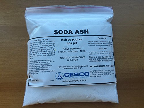 Soda Ash SODIUM CARBONATE 25 lbs Bulk POOL SPA PH INCREASER TIE DYE +