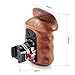 SMALLRIG Left Side Handle Kit with Wooden Rosette Grip and NATO Rail Clamp – 2118