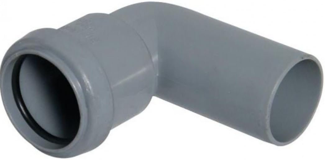 FLOPLAST 40mm Grey Pushfit Waste Pipe Conversion Bend Amazon.co.uk