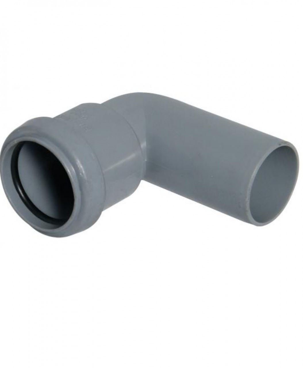 FLOPLAST 40mm Grey Pushfit Waste Pipe Conversion Bend