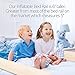 [2 Pack] The Highest Safety Rated Kids Bed Rail Bumper with Non Slip Grip - Inflatable Bed Guard Rails That are Waterproof, Portable, Fit All Bed Sizes (Perfect for Home or Travel)