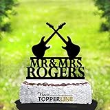 Susie85Electra Wedding Cake Toppers Guitar