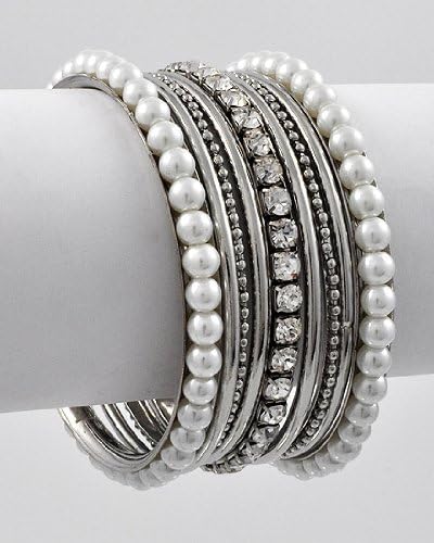9 Piece Stackable Bangle Braclete