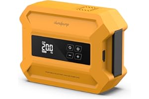 dwndpump Paddle Board Pump Electric Portable, 20PSI High-Pressure SUP Pump, Intelligent Dual-Stage Inflation Deflation Function, Auto-Off, LED Display, Air Pump for Paddleboards, Inflatable Boat Tents