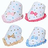 Cute Baby Bandana Drool Bibs For Girls.Personalized Scarf Bib Feeding & Teething. Fancy Baby Bibs And Burp Cloth Are Water Proof, Multi Layers. 100% Cotton Bibs For Shower, Holiday, Christmas Gift.