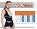 JforU Women Hot Sweat Body Shaper Slimming Waist Trainer Neoprene Shirt Vest Weight Loss Shapewear No Zipper Black