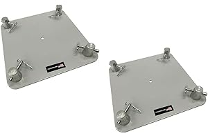 CEDARSLINK Two (2) 12"X12" Base Plate/Top For Square Trussing Fits Major Name Brands truss Guaranteed Fit for Your 290mm. x 290mm.(11.42") Truss!