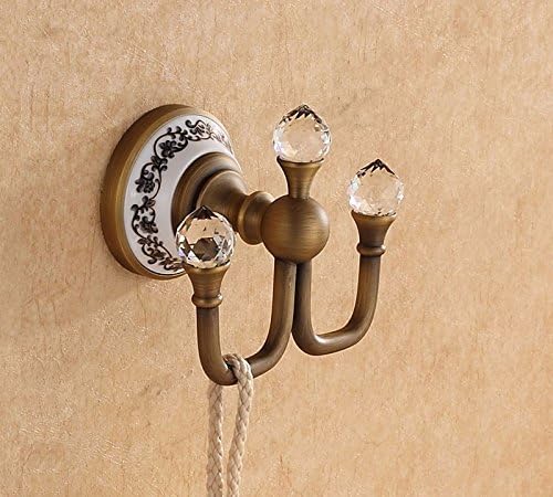 HYP-European American Antique Bathroom Set pendant towel rack toilet brush tissue rack?crochet pour vêtements