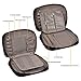 Becko Travel Jewelry Organiser Bag Case/Softed Padded Travel Jewelry Roll Pouch for Necklaces, Rings, Bracelets, etc (Black)