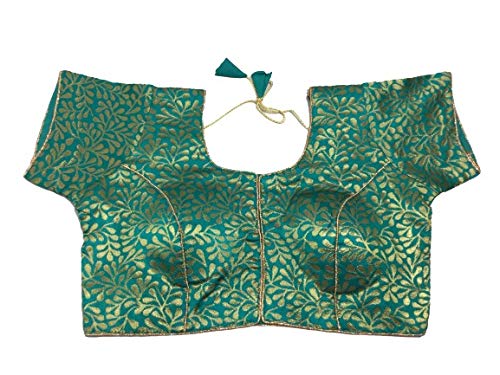 Women's Jacquard Readymade Blouse For Saree And Lehenga