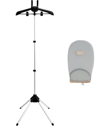 Soporte Para Plancha De Vapor Plegable - Percha Telescópica Portátil De 160 Cm, Para Planchado Fácil En Casa O Viaje
