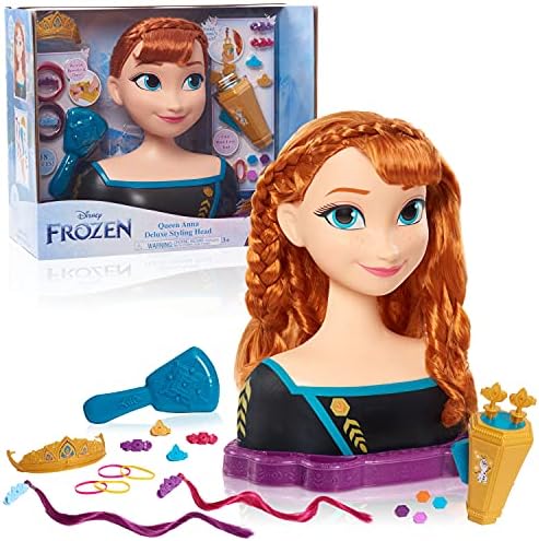 Just Play Disneyâ€™S Frozen Queen Anna Deluxe Styling Head