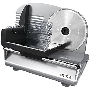 Amazon.com: MLITER Electric Food Slicer Machine Precision 7.5-Inch Stainless Steel Blade For Amazon.com: MLITER Electric Food Slicer Machine Precision 7.5-Inch Stainless Steel Blade For