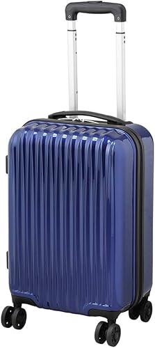 Amazon ハードキャリーケース8輪 キャリーケース 機内持ち込みサイズ 軽量 Wz1 Mz014 ライフスタイル ネイビー F Mac House マックハウス スーツケース
