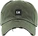 KBSV-071 OLV Lit Patch Vintage Distressed Dad Hat Baseball Cap Adjustable