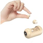 Xmenha Discreet Small Mini Earbuds Wireless Bluetooth for Small Ears | Low Profile Invisible Tiny Earbuds For Small Ears Invisible Headphones Smallest Micro Extra Small Earbuds Hidden For Work