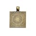 20 Pcs 1 Inch Square Bezel Pendant Tray Vintage Antique Bronze Pendant Blanks Cameo Settings