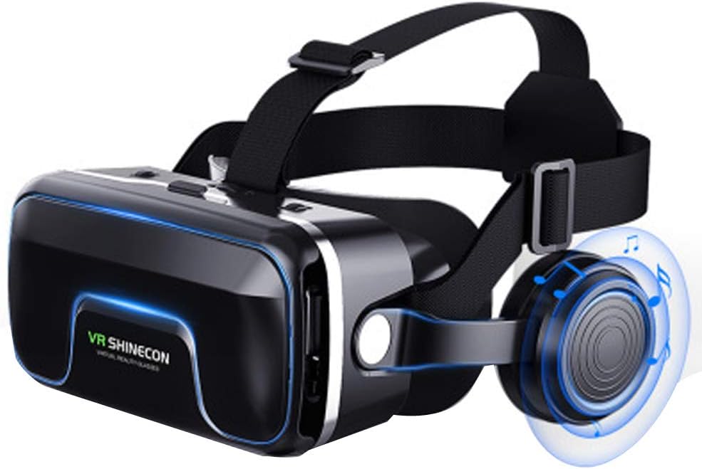 3D Glasses VR Shutter Release for iPhone XS X 8 7 6 / Plus, Samsung S9 S8 S6 / Edge Note 9 8, Smartphones with 3.5 to 6.0 Inch Screen
