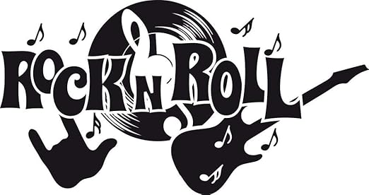 Grazdesign Wandsticker Rock N Roll Wohnzimmer Deko Rocker Zeichen Fingern Handzeichen Wandtattoo Gitarre Schallplatte 108x57cm 070 Schwarz Amazon De Kuche Haushalt