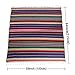 OurWarm 59 x 84 Inch Mexican Tablecloth Serape Blanket, Large Square Cotton Fringe Fiesta Tablecloth for Mexican Cinco de Mayo Party Decorations