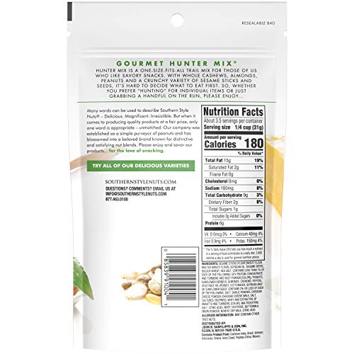 SOUTHERN STYLE NUTS Gourmet Hunter Mix, Cheddar, 4 oz (Pack of 6)