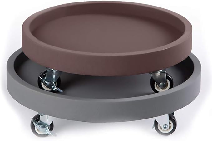 NBXLHAO Carrito Planta Redondo, Maceta De Alta Resistencia, con Tubo De