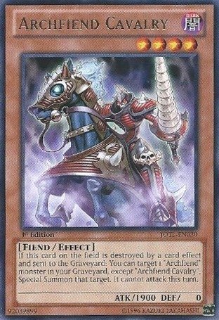 Yu-Gi-Oh! - Archfiend Cavalry (JOTL-EN030) - Judgment of the Light - Unlimited Edition - Rare