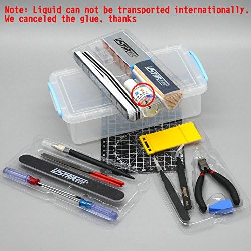 Novice Entry Gundam Military Model Making Tools Kit Toy Tweezers Cut pliers Graver Polished Assembly Tool - UStar 17pcs/set