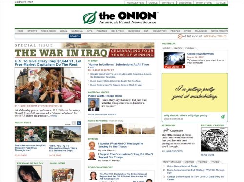 The Onion Blog