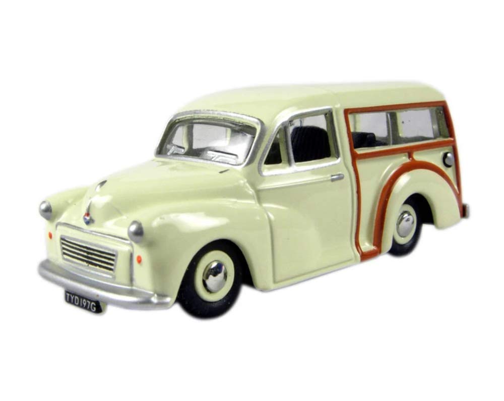 Oxford Morris Minor Traveller in Old English White 1:76 scale diecast model