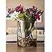 Libbey Cylinder Wide Vase, 8-inch by 6-inch, Set of 2
