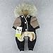 Fitwarm Waterproof Pet Clothes for Dog Windproof Jackets for Small Breeds Dogs Outdoor Fleece Hooded Coats Black Chihuahua Yorkie XXL
