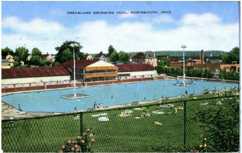 Vintage Teas Photo Reprint Dreamland Swimming Pool Portsmouth Ohio 1941 1950 Amazon Co Uk Kitchen Home